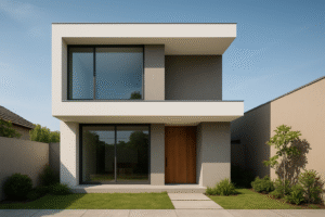 Rumah minimalis modern dengan desain elegan dan material berkualitas